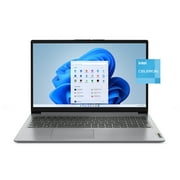 Lenovo IdeaPad 1i 15.6 Laptop Intel Celeron N4500 4GB RAM 128GB SSD Cloud Grey (12m Microsoft 365)