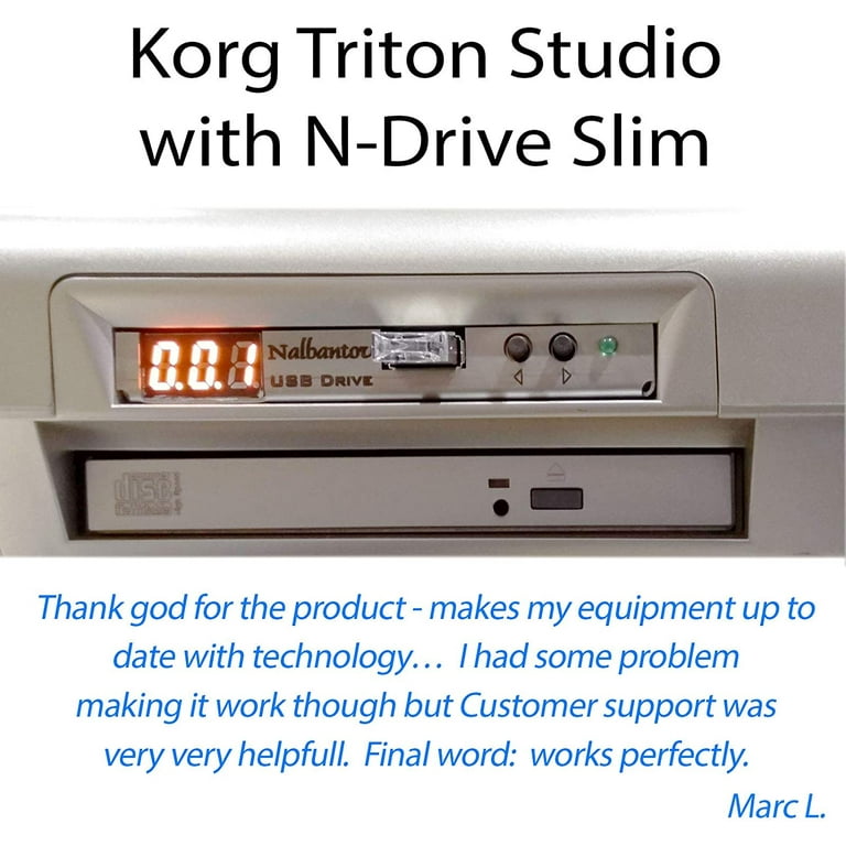 Floppy Disk USB Emulator Nalbantov N-Drive Slim for Korg Triton Studio Version ONLY (Different Emulator Available for Classic,Pro, Prox, Rack Versions) - Walmart.com Floppy Disk USB Emulator Nalbantov N-Drive Slim for Korg Triton Studio Version ONLY (Different Emulator Available for Classic,Pro, Prox, Rack Versions) - Walmart.com