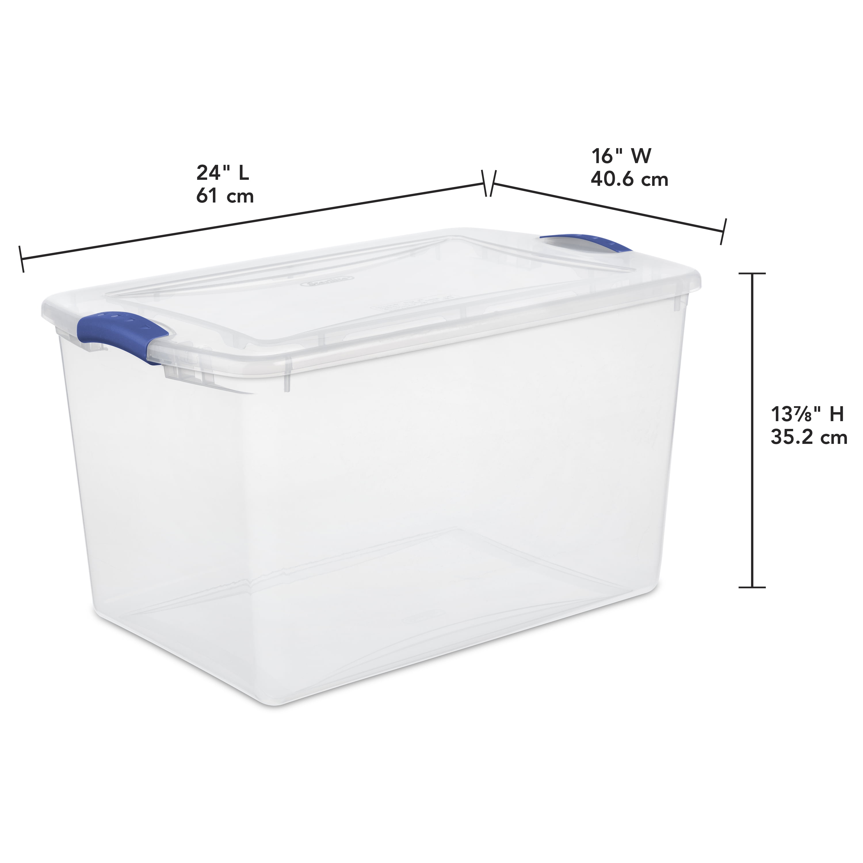 Sterilite 66 Qt 62 L Latch Box