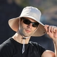 thumbnail image 3 of Dyfzdhu Bucket Hats Mens Outdoor Sun Protection Mesh Breathable Fisherman Cap Foldable Bucket Hat, 3 of 7