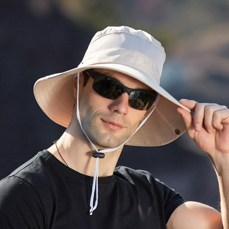 Betiyuaoe Summer Cap Sun Hats for Men Outdoor Protection Mesh Breathable  Fisherman Caps Foldable Bucket Hat
