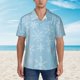 thumbnail image 2 of Balery Snowflake Snowing Camisas hawaianas de manga corta para hombre, camisas playeras de corte holgado, camisas de vacaciones con botones,3X-Large, 2 of 7