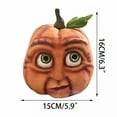 thumbnail image 5 of XIBUFE 2026 New Funny Pumpkins for Fall Decorations,Cute Pumpkins with Faces,Halloween Pumpkin Decorations Statue for Wedding Thanksgiving Home Table Decor, 5 of 7