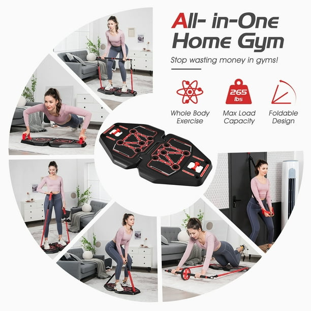  Home Workout Equipment For Women Home Gym Equipment Home Exercise  Equipment Women Portable Workout Home Total Body Workout Travel Gym  Crossfit Equipment Home Fitness Equipment EXERCISE BOARD