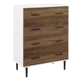 thumbnail image 3 of Savanna 30" Contemporary 4-Drawer Bedroom Chest in Rustic Oak, 3 of 8