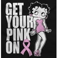 thumbnail image 2 of Betty Breast Cancer Get Your Pink On Women Plus Size Long Sleeve Tee Brisco Brands 2X, 2 of 5