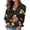 #077-Green, variant on Craaazy Women's Fashion St. Patrick's Day Printed Casual Long Sleeve Loose Lapel ButtonCardigan Blouse Gifts