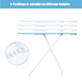 thumbnail image 3 of Aqmeifen 42" Folding Ironing Board, Full Size, with Heat-Resistant Cover, Height Adjustable, Blue, 3 of 7