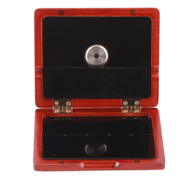 Clarinet Box, Saxophone Reed Box Switch 5 Grids Wooden Saxophone Accessories For Organization