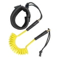 thumbnail image 3 of Baoblaze Surfboard Leash Surf Board Leash Wrist Strap Coiled Board Leash Yellow, 3 of 8