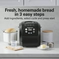 thumbnail image 2 of Hamilton Beach 2 lb Bread Maker, 12 Programs, 3 Loaf Sizes, 550 Watts, Black, 29982, 2 of 8