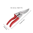 thumbnail image 3 of 8inch Fruit Tree Bonsai Pruning Shears WithSK5 Blade, Ergonomic Handle And Spring Mechanism, For Gardening Sticks Pruning, 3 of 8