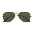 thumbnail image 2 of Ray-Ban RB3689 58mm Evolve Aviator Classic Sunglasses (Gold/Dark Green), 2 of 2