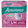 Assurance Incontinence Underwear for Women, Maximum, Small/Medium, 60 Ct