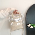 thumbnail image 4 of Bolsa bandolera de PVC de mujer de gran capacidad para el ocio diario (Blanco) Ndcxsfigh Para Estrenar, 4 of 9