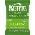 thumbnail image 2 of (2 pack) Kettle Brand Potato Chips, Jalapeno Kettle Chips, Snack Bag, 1.5 Oz (Pack of 24), 2 of 7