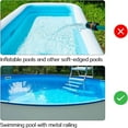 thumbnail image 2 of PENGXIANG Clips de Couverture de Piscine d'Hiver Clips de Couverture de Piscine Coupe-Vent Clips de Couverture de Piscine Résistants aux Intempéries et aux Intempéries avec Rampes en Métal, 2 of 9