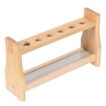 thumbnail image 1 of Soporte de tubos de ensayo de madera con 6 pozos para tubo de centrifugado de 10ml, 1 of 5