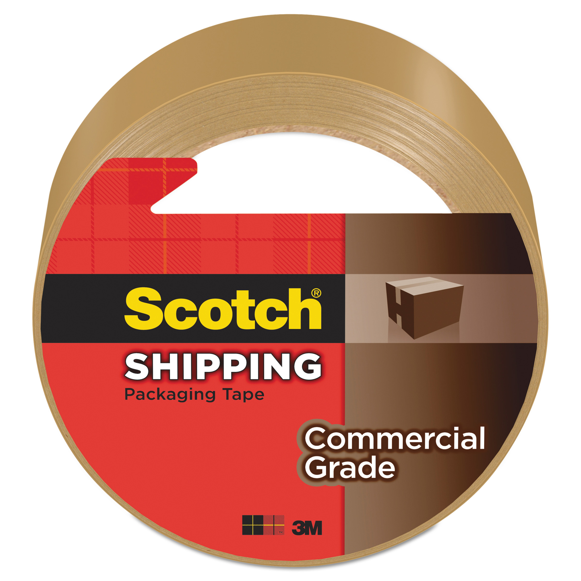 Scotch Commercial Grade Shipping Packaging Tape, 1.88" x 54.60 yds