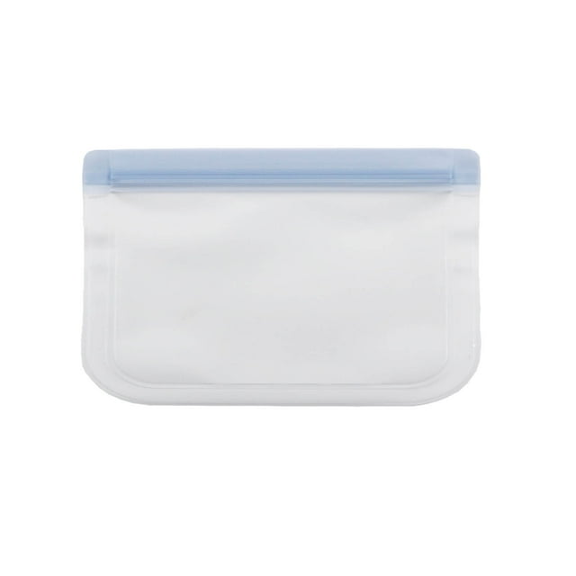 Sacs de Rangement Alimentaires Réutilisables en PEVA - Ziplock, pour Réfrigérateur, Étanches, Transparents, Compatibles Lave-Vaisselle, pour Fruits et Légumes