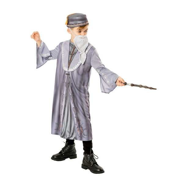 Dumbledore Kids Grey Wizard Costume -