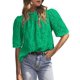 thumbnail image 1 of Blusa PRETTYGARDEN de verano bordada con ojales verdes XXL para mujer, 1 of 7