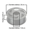 thumbnail image 4 of CloneBox 03450 1.75mm PLA 3D Printer Filament 1kg Transparent Red, 4 of 6