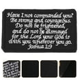 thumbnail image 3 of OUNONA Adhesive Black Bible Saying Patch for Clothes Bags and Hats Decoration, 3 of 7