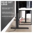 Electric Stand Up Desk Frame Workstation with RearSet Legs, Frame
