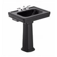 thumbnail image 4 of Toto Promenade 27-1/2" Pedestal Bathroom Sink with Single Faucet Hole Drilled and Overflow, Pedestal Included, Available in Various Colors, 4 of 5