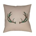thumbnail image 2 of Surya  Antlers 18 x 18 x 4 in. Throw Pillow - Tan - Medium, 2 of 2