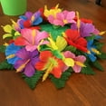 thumbnail image 2 of Hibiscus flower decoration Hawaiian imitation flower tropical imitation color, table top vivid DIY decoration, suitable for home garden party gifts., 2 of 5
