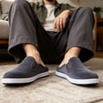thumbnail image 7 of CHICVOMEY Mules for Men Closed Toe Canvas Slip on Non Slip Breathable Lightweight Casual Outdoor Walking Shoes, 7 of 7