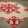 thumbnail image 4 of HomeRoots 507566 10 x 13 ft. Sand Oriental Stain Resistant Indoor & Outdoor Rectangle Area Rug, 4 of 5