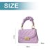 thumbnail image 2 of Nuevo bolso de hombro de cuero artificial de moda, cadena de moda, bolso pequeño portátil colgado., 2 of 6