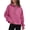 Rose-1, variant on Women's Half Zipper Hoodie Elegant Long Sleeve Pullover Sweatshirt Fall/Winter Pocket Yoga Hoodie XL,Rose-1