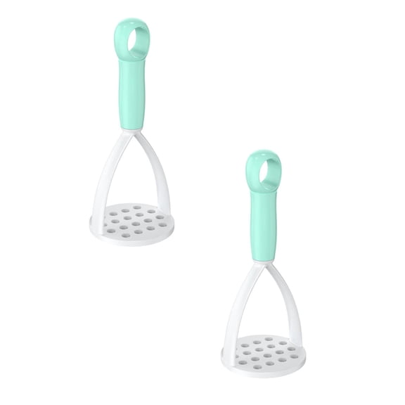 2Pcs Manual Potato Masher Fruit Masher Function Potato Masher Mini Potato Masher Non Stick Potato Masher Fruit Mud For Kitchen Cutter