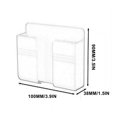 thumbnail image 2 of Practical Wall Mount Stand Phone Holder Socket Phone Charging Holder Bracket Shelf Wall Mounted Organizer Storage Box, 2 of 7