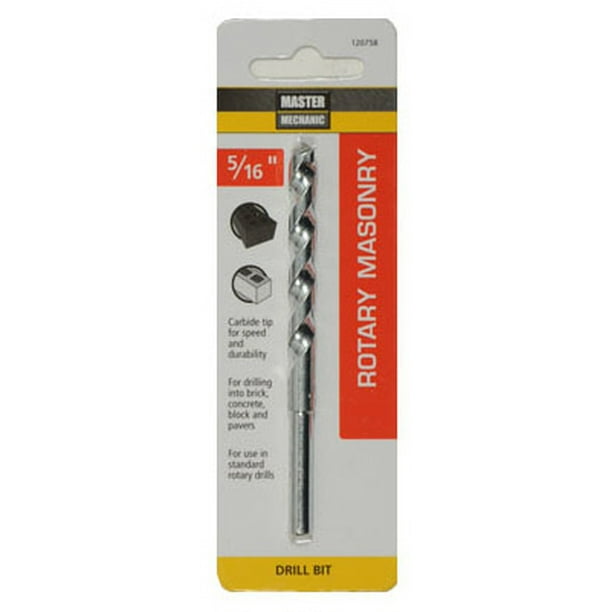 120758 Masonry Drill Bit, 5/16 x 4In.
