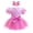 Pink dots D, variant on ATAIKU 3M-18M Infant Baby Girls Princess Dress Up Romper Onesie Tutu Dress Bodysuit with Headband Birthday Halloween Christmas Party Dresses