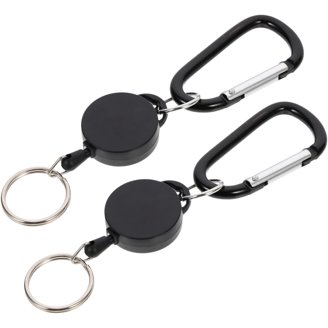4pcs Metal Duty Belt Key Clip – Aluminum Alloy Key Holder For Men & Women, Belt Ring Keychain Keeper