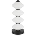 thumbnail image 6 of 360 Lighting Lucy 26 1/2" High Black and White Glass Table Lamp with Dimmer, 6 of 9