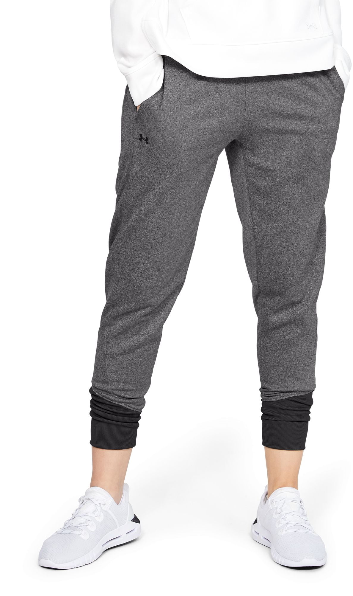 Women’s Under Armour Bottoms Joggers Fleece Track Trousers Pant Lounge Blue New 