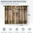thumbnail image 3 of Muqhrev Rustic Wood Kitchen Curtains, 28 x 36 In (2 Panels), 3 of 5