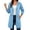 Blue(New&Hot), variant on ZHYou Long Hooded Jackets for Women Full Zip Up Drawstring Casual Comfy Baggy Long Sleeve Hoodies with 2 Pockets,Black,Size L