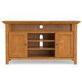 thumbnail image 3 of Amherst 54 inch Wide Solid Wood Transitional TV Stand in Light Golden Brown, 3 of 8
