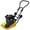2.5HP/Yellow, variant on Krocisen 80cc Gas Plate Compactor, 5900 VPM Vibratory Tamper for Pavers, Gravel and Asphalt, 19.3 x 12.6 in Plate with Wheels, EPA compliant
