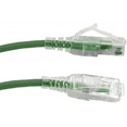 thumbnail image 2 of PHATSAT CAT6 Riser CMR Ethernet Cable, 23AWG Solid Copper UTP, RJ45 with Boot, UL ETL, Made in USA (25 feet, Green), 2 of 4
