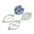 thumbnail image 2 of Multi-Function Egg Cutter, Slicer, Chopper, and Sectioner New Blue Wheat Straw Kitchen Tool, 2 of 5