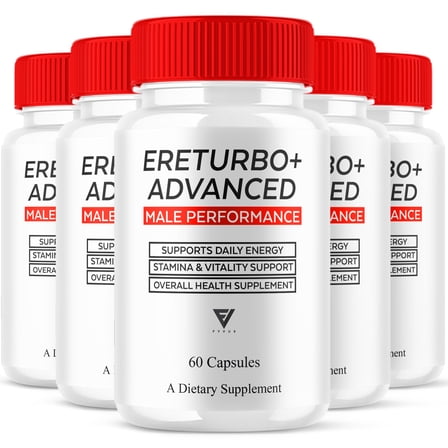 (5 Pack) Ereturbo Advanced Performance, Ereturbo Health Support (300 Capsules)